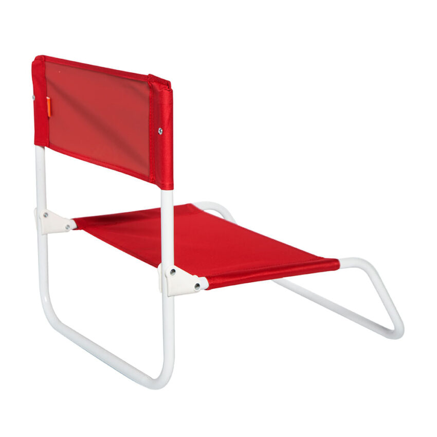 Silla plegable de playa roja - Imagen 2