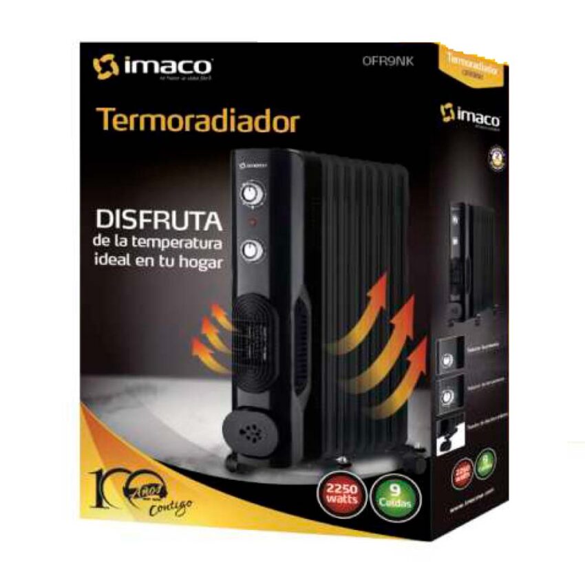 Termoradiador 9 celdas Imaco OFR9NK - Imagen 5