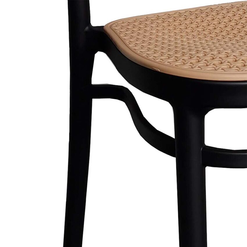 Silla de exterior de resina sin brazos Caravan Ng - Imagen 2