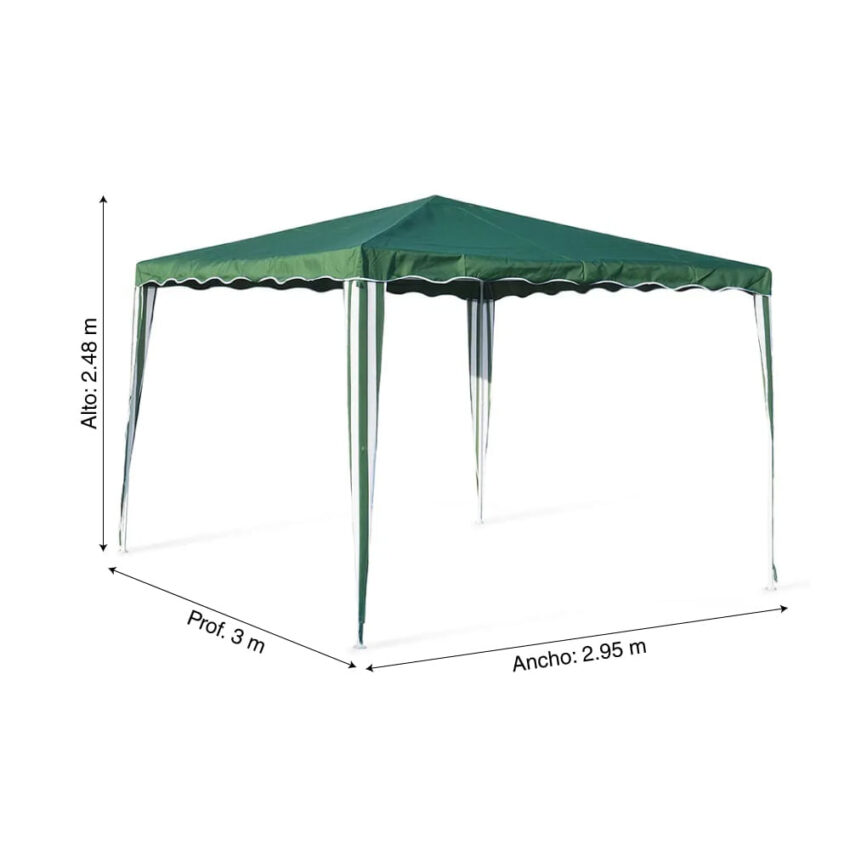 Toldo poliéster 3x3m - Imagen 2