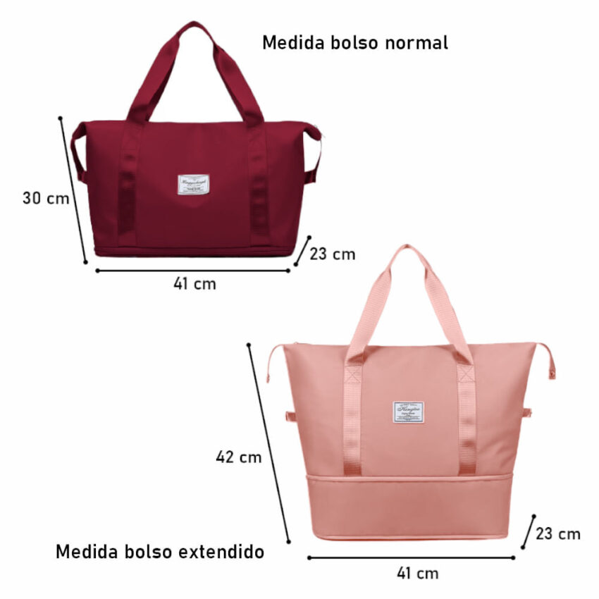 Bolso de Viaje Cartera Expandible Impermeable RR - Imagen 3