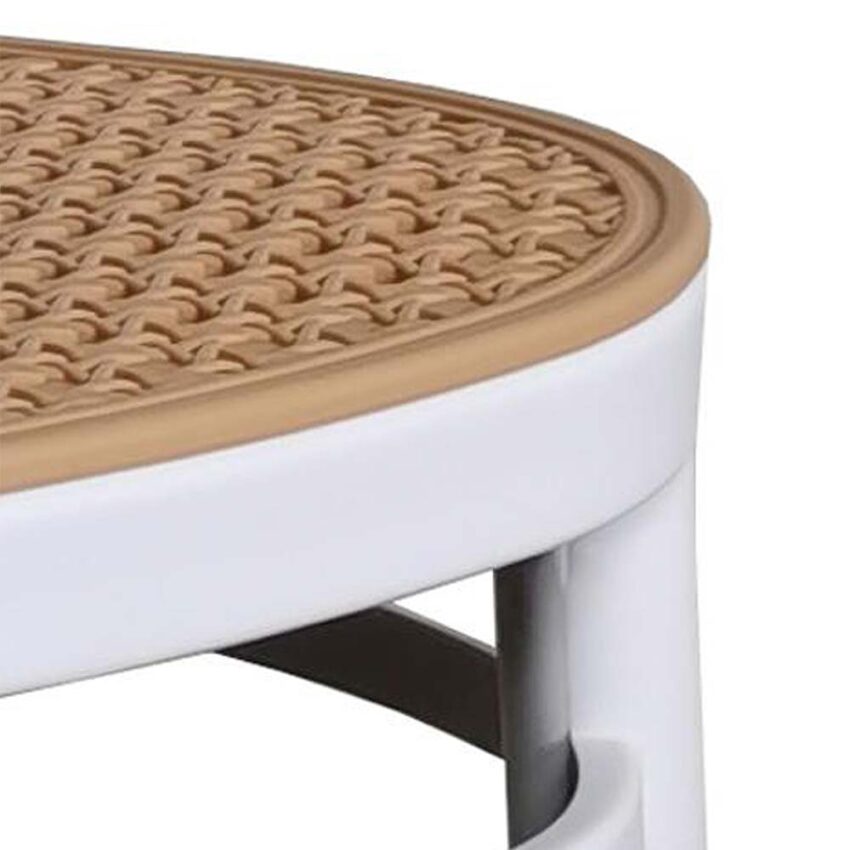 Silla de exterior de resina sin brazos Caravan Bl - Imagen 3