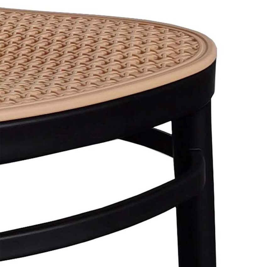 Silla de exterior de resina sin brazos Caravan Ng - Imagen 3