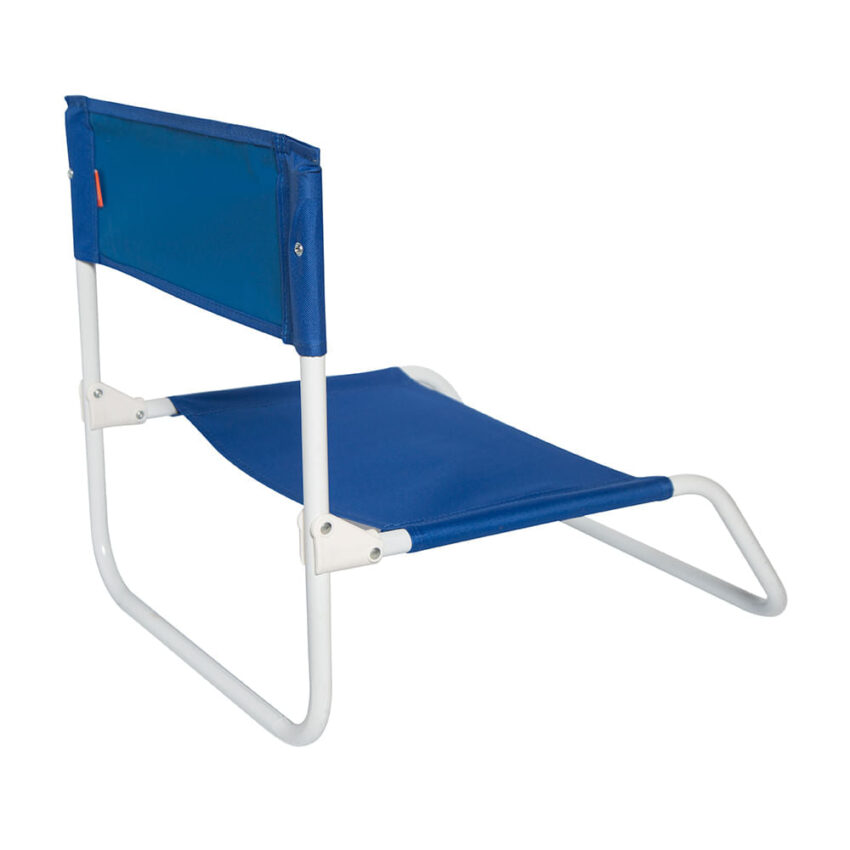 Silla plegable de playa azul - Imagen 3