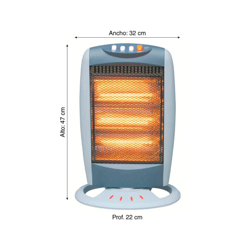 Estufa Halogena Orange 1200W - Imagen 3