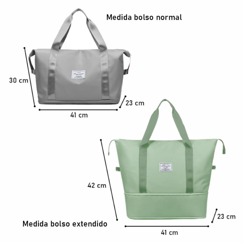 Bolso de Viaje Cartera Expandible Impermeable Claros - Imagen 3