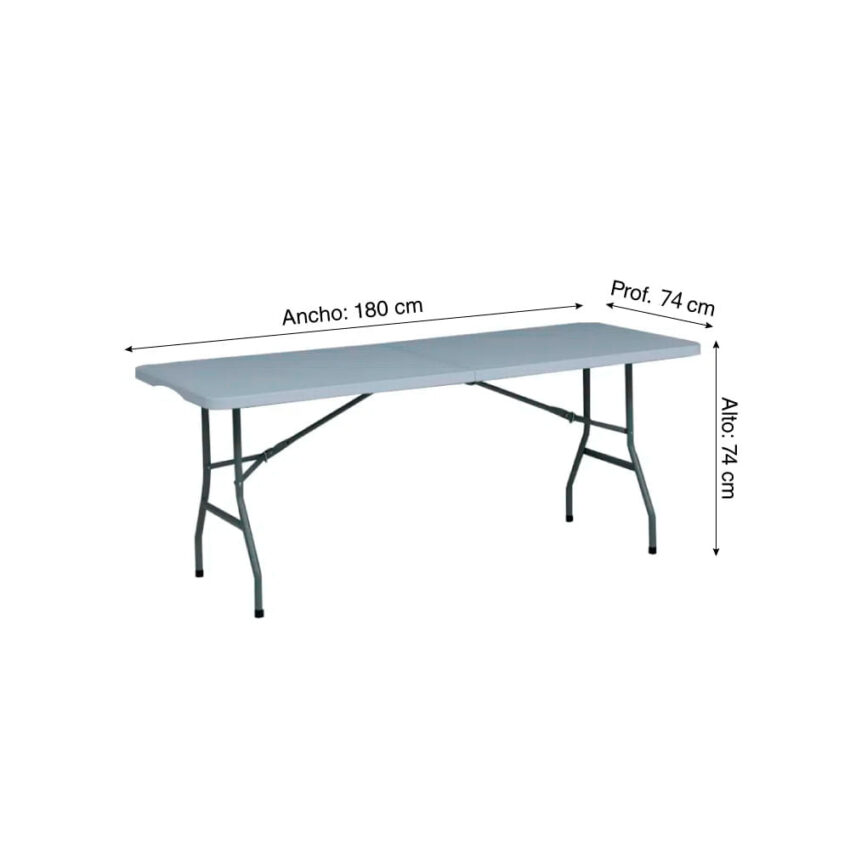 Mesa Catering Plegable 180cm - Imagen 6