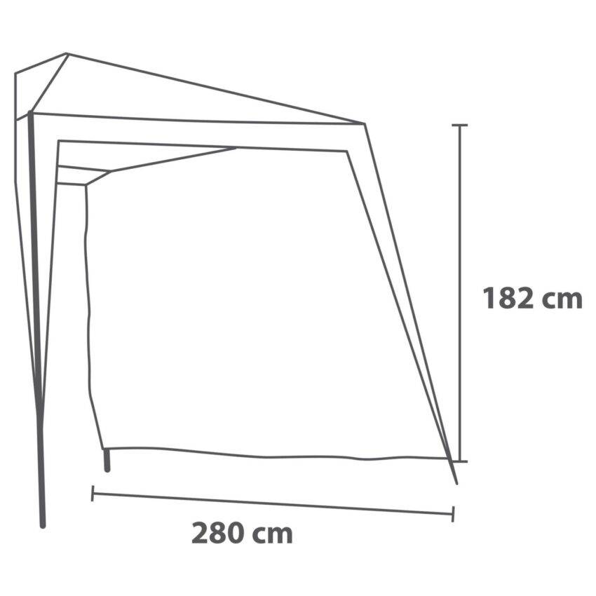 Pared para Toldo Verde con Blanco 2.9x1.9m - Imagen 4