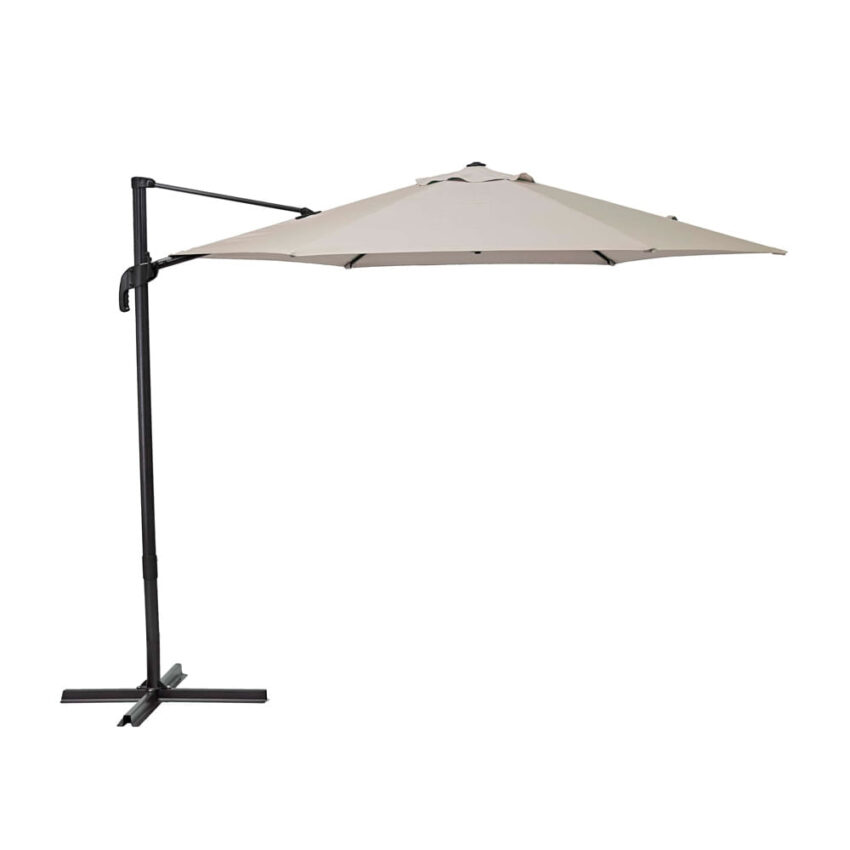 Sombrilla terraza lateral alum Hexa Taupe 290cm - Imagen 5