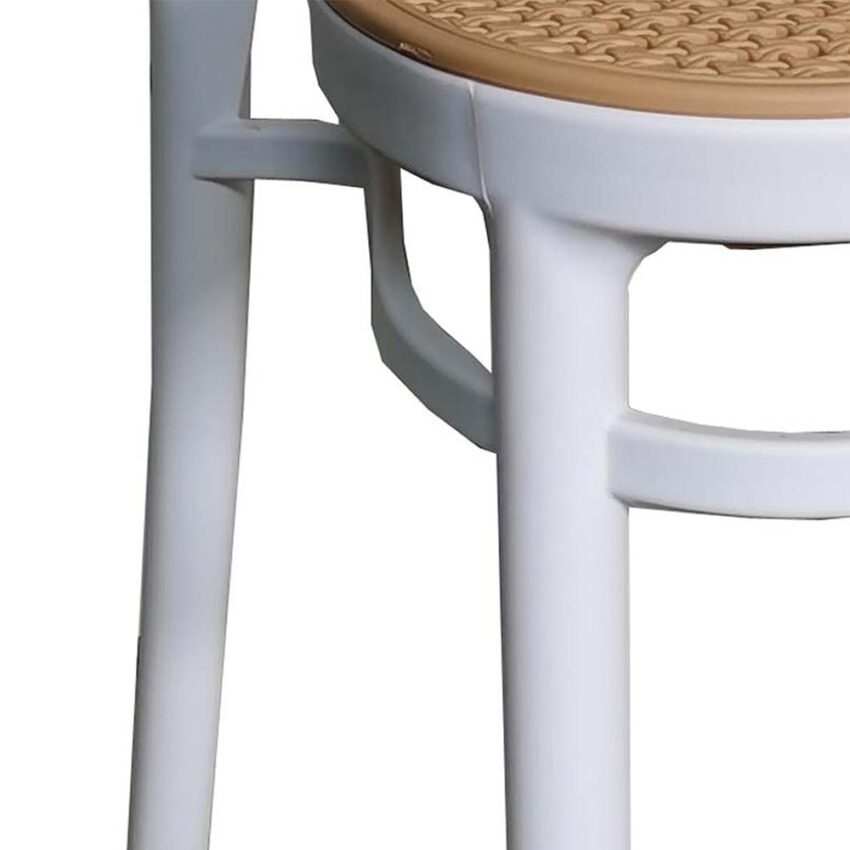 Silla de exterior de resina sin brazos Caravan Bl - Imagen 5