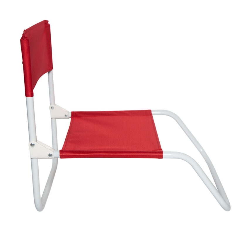 Silla plegable de playa roja - Imagen 6