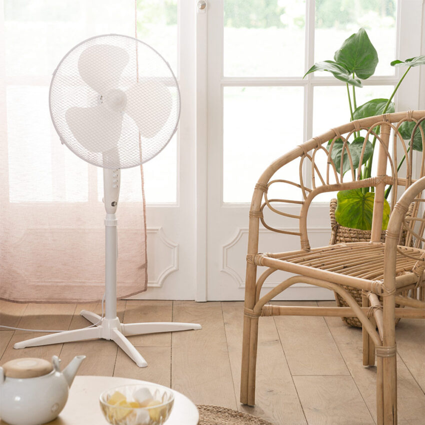 Ventilador pedestal 40cm 45w Equation Blanco - Imagen 5