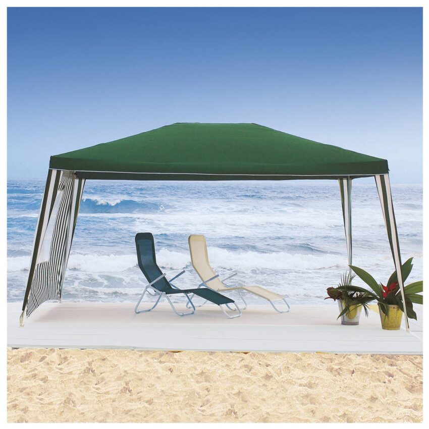 Toldo armable 4x3m Verde para sol - Imagen 8