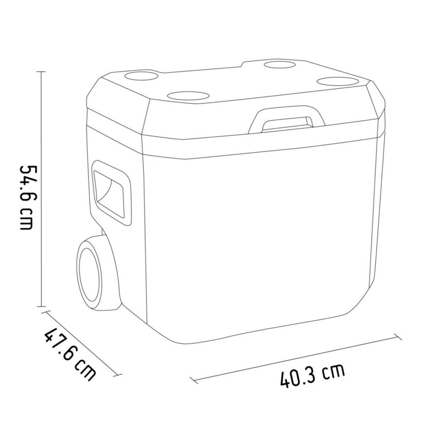 Cooler 52L Azul con Ruedas - Imagen 8