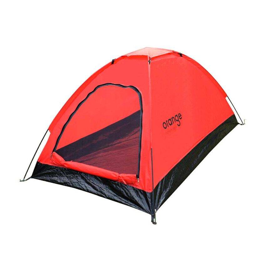 Carpa para 2 personas Ligera Dome Pack Orange  + Bolsa de dormir Recto Azul 180x75cm Temperatura 20 °C - Imagen 4