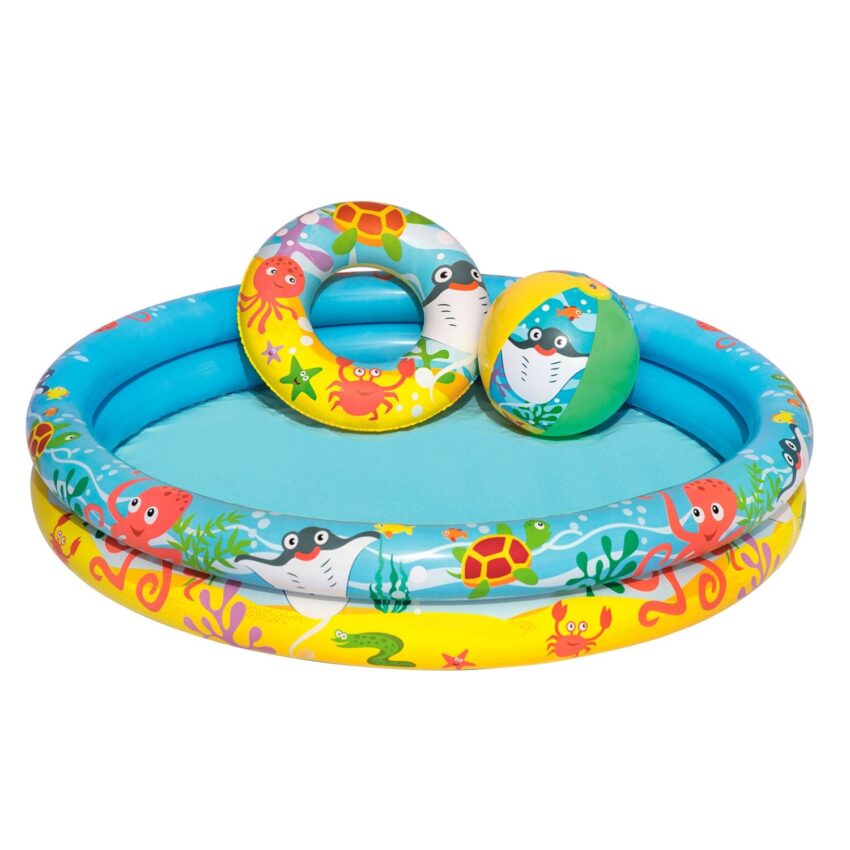 Piscina Inflable redonda 122*20cm 137L 2 personas - Imagen 12