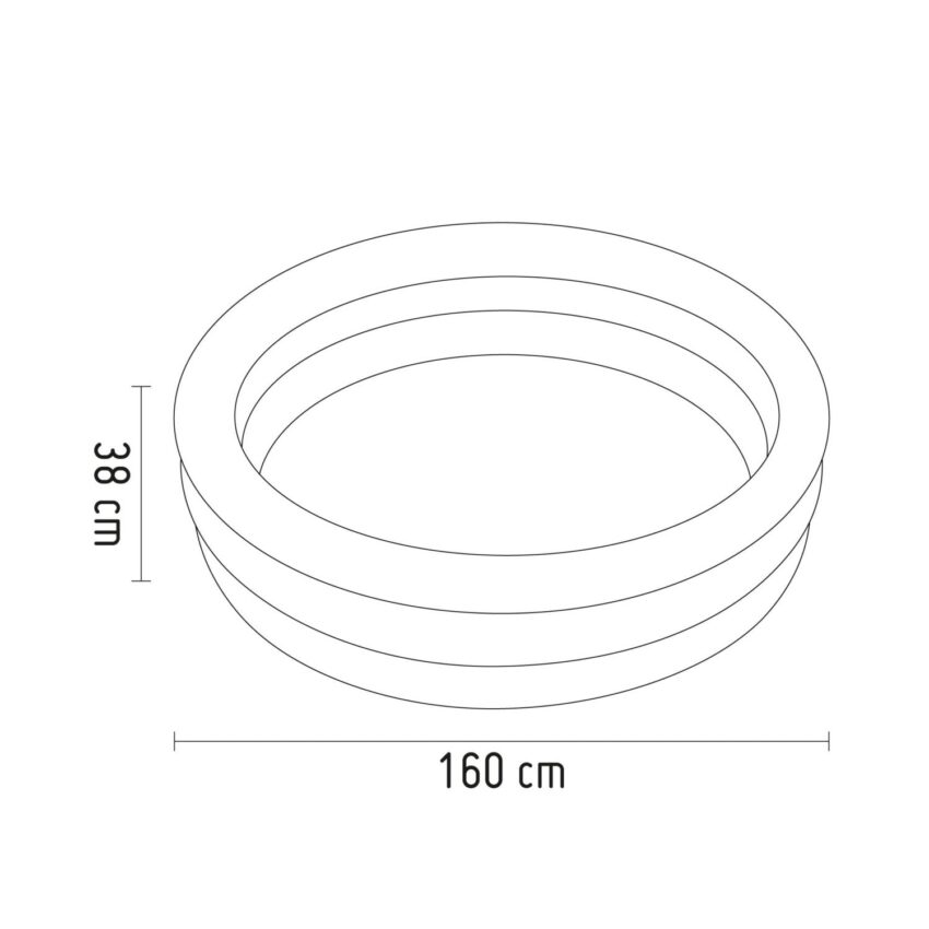 Piscina Fresita 390L 160x38cm - Imagen 2