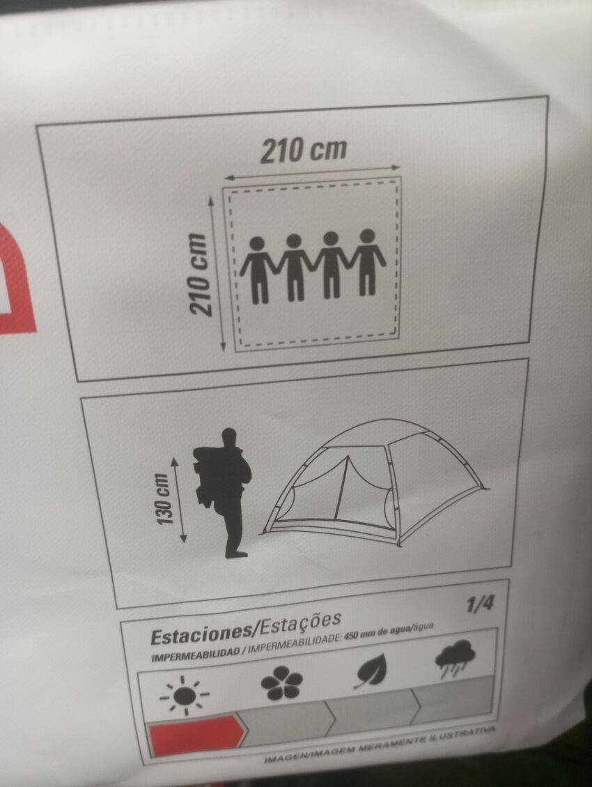 Carpa Domepack para 4 personas - Imagen 6